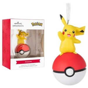 Hallmark Pokémon Pikachu and Poké Ball Christmas Tree Ornament